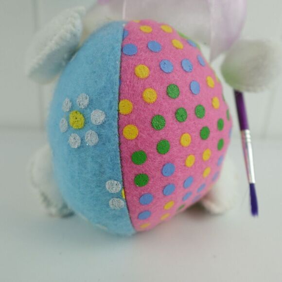 Annalee Easter Rabbit Bunny Painting Egg 2014 - Picture 7 of 13